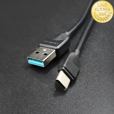 Qoltec Ultra szybki kabel do przesyłu danych USB typ C | USB 2.0 A | 1.2m