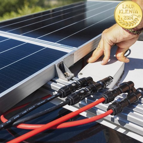 Qoltec Konektor solarny z bezpiecznikiem | złącze MC4 | 1000V | 30A