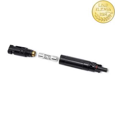 Qoltec Konektor solarny z bezpiecznikiem | złącze MC4 | 1000V | 30A