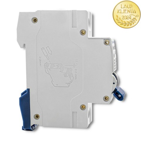 Qoltec Wyłącznik nadprądowy C16 | Bezpiecznik | AC| 16A |1P