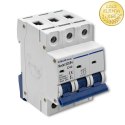 Qoltec Wyłącznik nadprądowy C40 | Bezpiecznik | AC| 40A | 3P