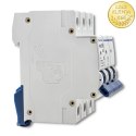 Qoltec Wyłącznik nadprądowy C63 | Bezpiecznik | AC| 63A | 3P
