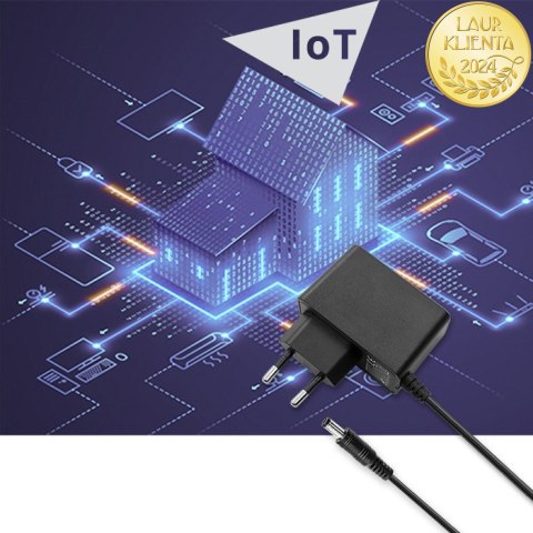 Qoltec Zasilacz wtyczkowy PREMIUM 6W | 6V | 1A | 5.5*2.1