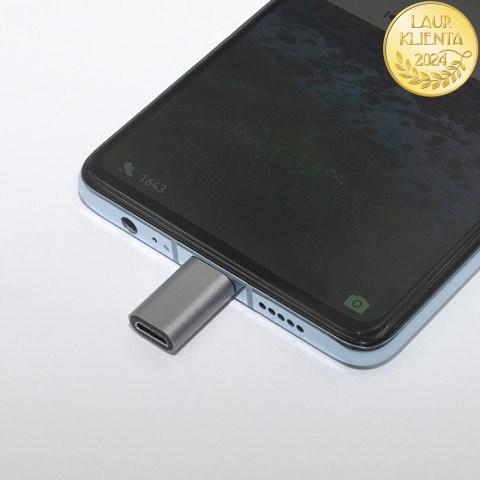 Qoltec Adapter przejściówka USB-C 3.1 | Micro USB | MHL | Aluminiowy