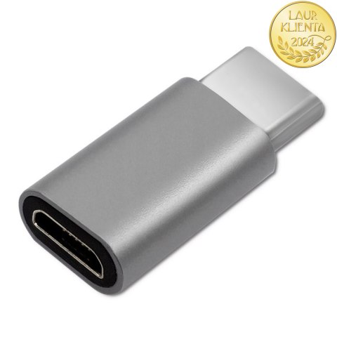 Qoltec Adapter przejściówka USB-C 3.1 | Micro USB | MHL | Aluminiowy