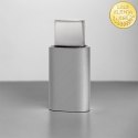 Qoltec Adapter przejściówka USB-C 3.1 | Micro USB | MHL | Aluminiowy
