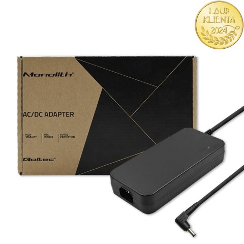 Qoltec Zasilacz do Asus 180W | 19V | 9.5A | 5.5*2.5 | +kabel zasilający