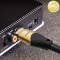 Qoltec Kabel HDMI v2.1 Ultra high speed 8K | 60Hz | 30AWG | GOLD | 1m