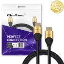 Qoltec Kabel HDMI v2.1 Ultra high speed 8K | 60Hz | 30AWG | GOLD | 1m