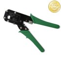 Qoltec Modułowa zaciskarka do cięcia i zaciskania kabli Ethernet 8P 6P 4P