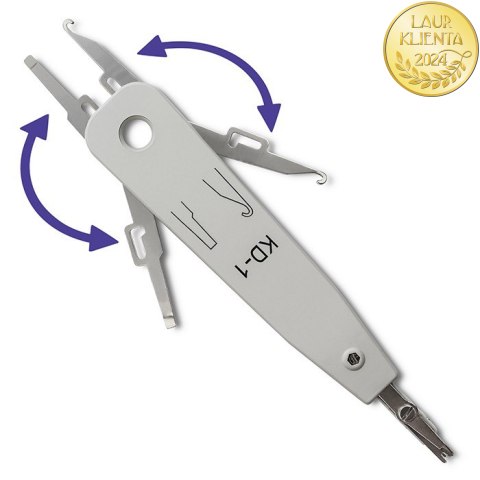 Qoltec Nóż krosowniczy do złączy KRONE | LSA | KEYSTONE