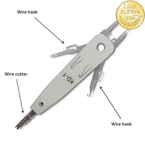 Qoltec Nóż krosowniczy do złączy KRONE | LSA | KEYSTONE
