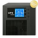 Qoltec Zasilacz awaryjny UPS On-line | Pure Sine Wave | 3kVA | 2.4kW | LCD | USB