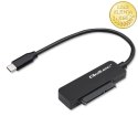 Qoltec Adapter SATA | Przejściówka na dysk SSD HDD 2.5" | USB-C | Super speed 5Gb/s | 2TB | 19cm