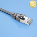 Qoltec Kabel Patchcord FTP | CAT5e | 2 x RJ-45 | 1.5m | High speed | Gold | Ekranowany