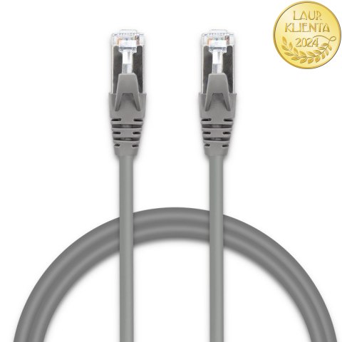 Qoltec Kabel Patchcord FTP | CAT5e | 2 x RJ-45 | 5m | High speed | Gold | Ekranowany