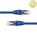 Qoltec Kabel Patchcord FTP | CAT6 | 2 x RJ-45 | 1m | High speed | Gold | Ekranowany