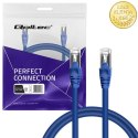 Qoltec Kabel Patchcord FTP | CAT6 | 2 x RJ-45 | 2m | High speed | Gold | Ekranowany