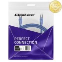 Qoltec Kabel Patchcord FTP | CAT6 | 2 x RJ-45 | 2m | High speed | Gold | Ekranowany