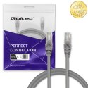 Qoltec Kabel Patchcord UTP | CAT5e | 2 x RJ-45 | 3m | High speed | Gold
