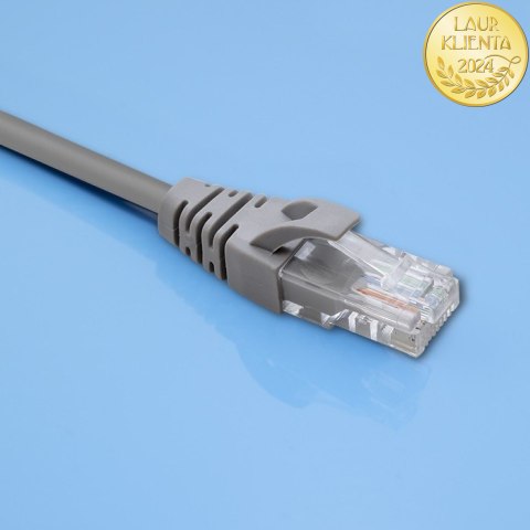 Qoltec Kabel Patchcord UTP | CAT5e | 2 x RJ-45 | 3m | High speed | Gold