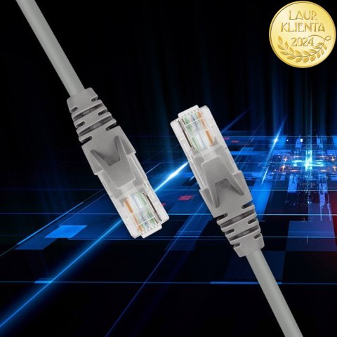 Qoltec Kabel Patchcord UTP | CAT5e | 2 x RJ-45 | 5m | High speed | Gold