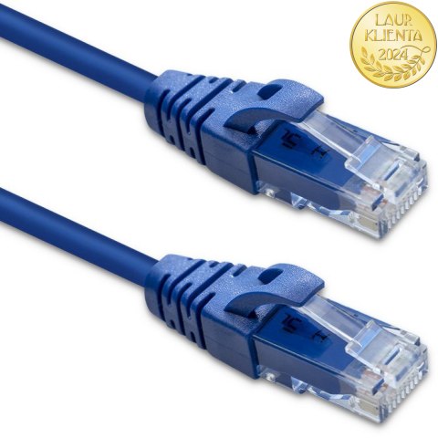 Qoltec Kabel Patchcord UTP | CAT6 | 2 x RJ-45 | 1.5m | High speed | Gold