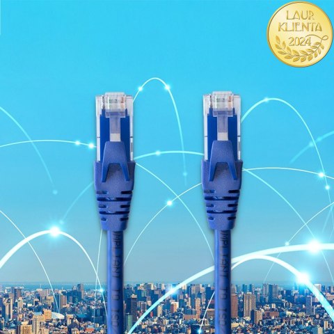 Qoltec Kabel Patchcord UTP | CAT6 | 2 x RJ-45 | 2m | High speed | Gold