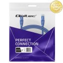 Qoltec Kabel Patchcord UTP | CAT6 | 2 x RJ-45 | 2m | High speed | Gold