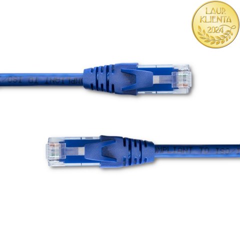 Qoltec Kabel Patchcord UTP | CAT6 | 2 x RJ-45 | 3m | High speed | Gold