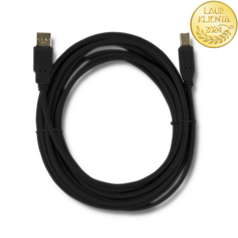 Qoltec Kabel USB 2.0 A męski | B męski | 5m