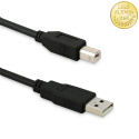 Qoltec Kabel USB 2.0 A męski | B męski | 5m
