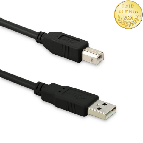 Qoltec Kabel USB 2.0 A męski | B męski | 5m