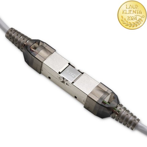 Qoltec Wtyk RJ45 beznarzędziowy STP | CAT6 | JACK PIN | T568B | T568A