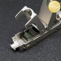 Qoltec Wtyk RJ45 beznarzędziowy STP | CAT6 | JACK PIN | T568B | T568A