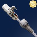 Qoltec Wtyk RJ45 beznarzędziowy STP | CAT6 | JACK PIN | T568B | T568A
