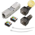 Qoltec Wtyk RJ45 beznarzędziowy STP | CAT6 | JACK PIN | T568B | T568A