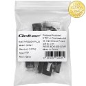 Qoltec Wtyk przelotowy złącze RJ45 | CAT5e | FTP | Pass Through | Pozłacane styki | 10 sztuk