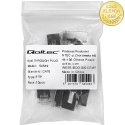 Qoltec Wtyk przelotowy złącze RJ45 | CAT6 | FTP | Pass Through | Pozłacane styki | 10 sztuk
