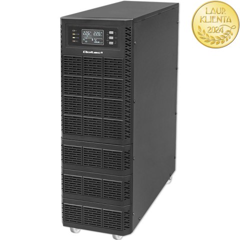 Qoltec Zasilacz awaryjny UPS | 6kVA | 6000W | Power Factor 1.0 | LCD | EPO | USB | On-line