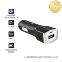 Qoltec Ładowarka samochodowa | Qualcomm QuickCharge 3.0 12-24V | 3A | USB