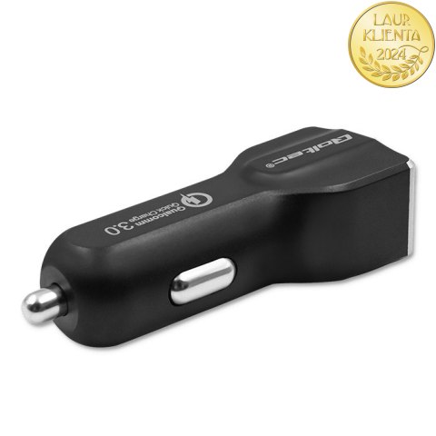 Qoltec Ładowarka samochodowa | Qualcomm QuickCharge 3.0 12-24V | 3A | USB