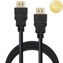 Qoltec Kabel HDMI v1.4 | High speed | 4K | 30Hz | 30AWG | 3D | GOLD | 3m