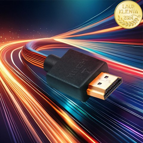 Qoltec Kabel HDMI | Micro HDMI | High speed | 4K | 30Hz | GOLD | 1.5m