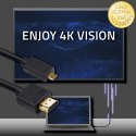 Qoltec Kabel HDMI | Micro HDMI | High speed | 4K | 30Hz | GOLD | 1.5m