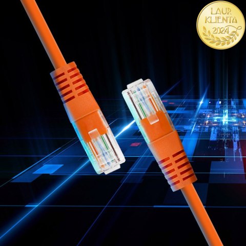 Qoltec Kabel Patchcord Crossover | CAT5E | UTP | 1.8m