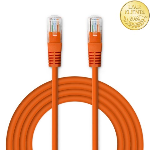 Qoltec Kabel Patchcord Crossover | CAT5E | UTP | 1.8m