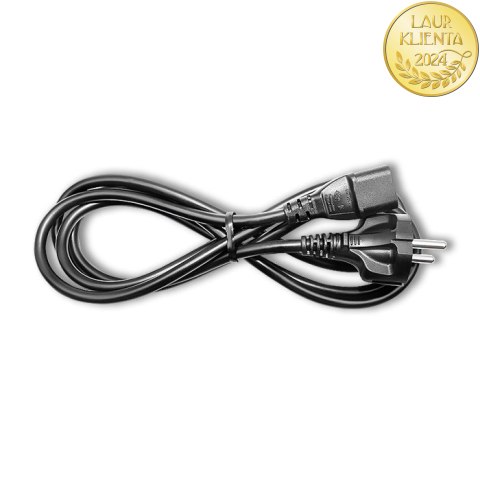 Qoltec Kabel zasilający IEC C13/SCHUKO | 3x0.75mm² | 1.8m