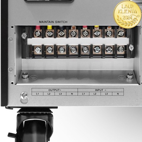 Qoltec Zasilacz awaryjny UPS 3-fazowy | 20kVA | 20kW | LCD | EPO | USB | Power factor 1.0 Qoltec Zasilacz awaryjny UPS 3-fazowy | 20kVA | 20kW | LCD | EPO | USB | Power factor 1.0