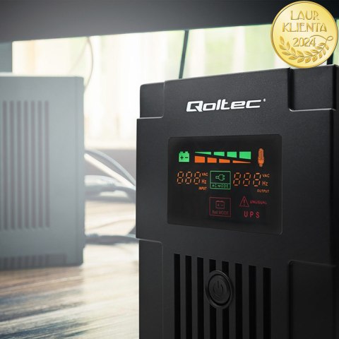 Qoltec Adapter IEC 320 C14/ FRENCH | 0.15m